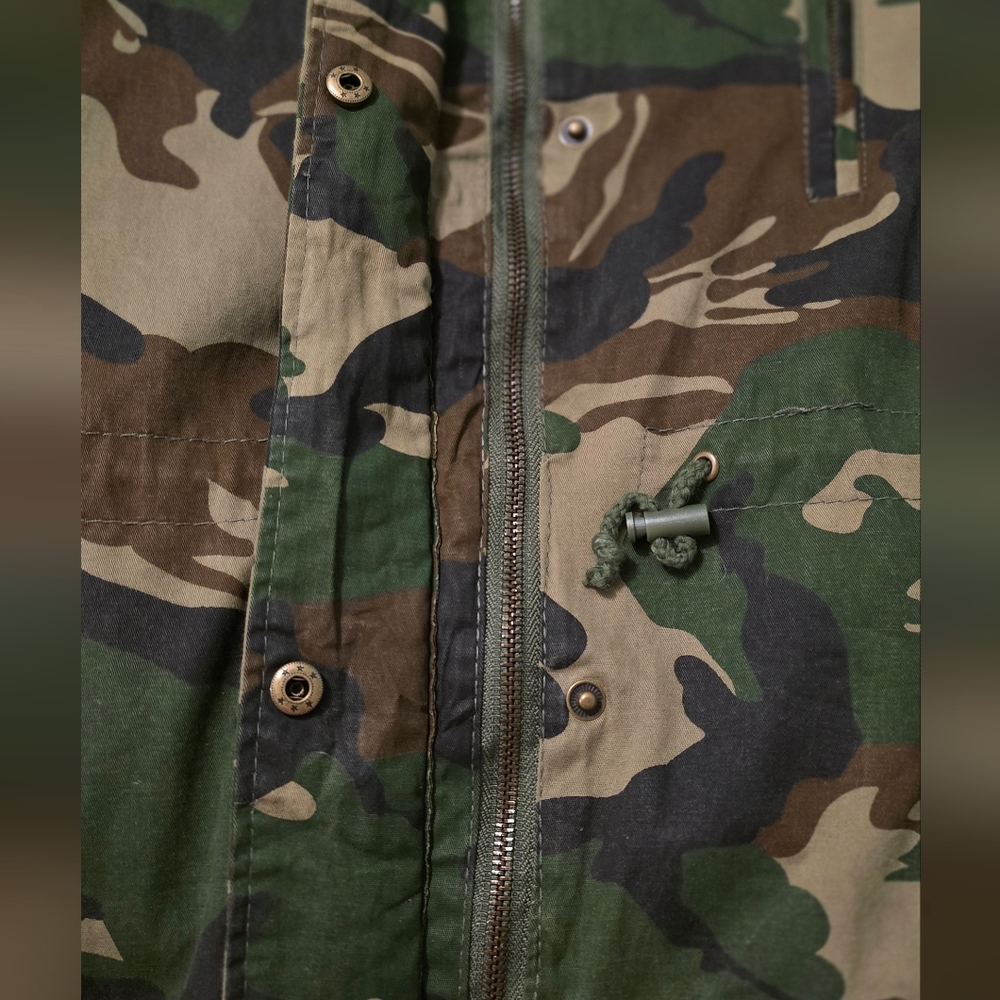 Ambiance Outerwear Camouflage Women's Cargo Jacket Size M - Picture 9 of 14